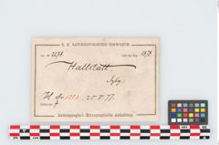 Etikett zu Eisenring (NHMW-PRAE-002278)